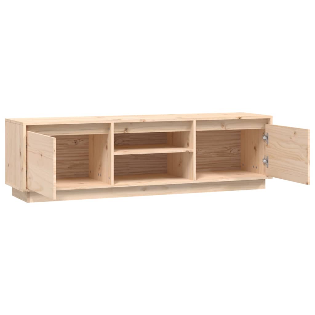 TV Cabinet 140x35x40 cm Solid Wood Pine