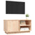 TV Cabinet 80x35x40.5 cm Solid Wood Pine