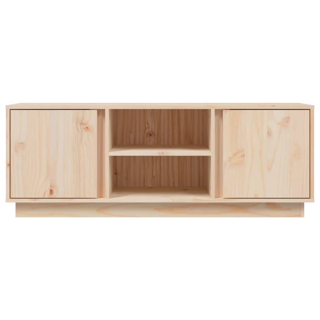 TV Cabinet 110x35x40.5 cm Solid Wood Pine