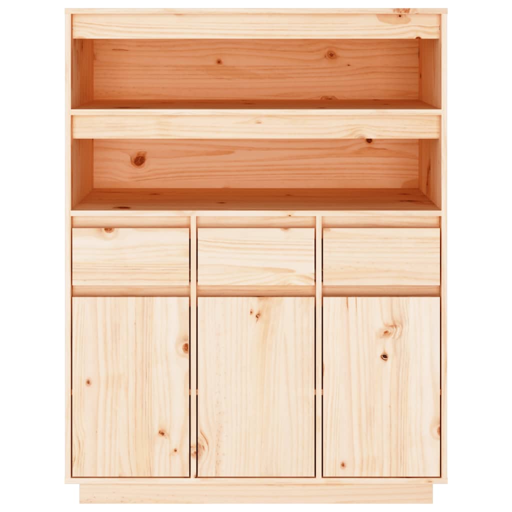 Highboard 89x40x116.5 cm Solid Wood Pine