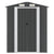 Garden Shed Anthracite 192x357x223 cm Galvanised Steel