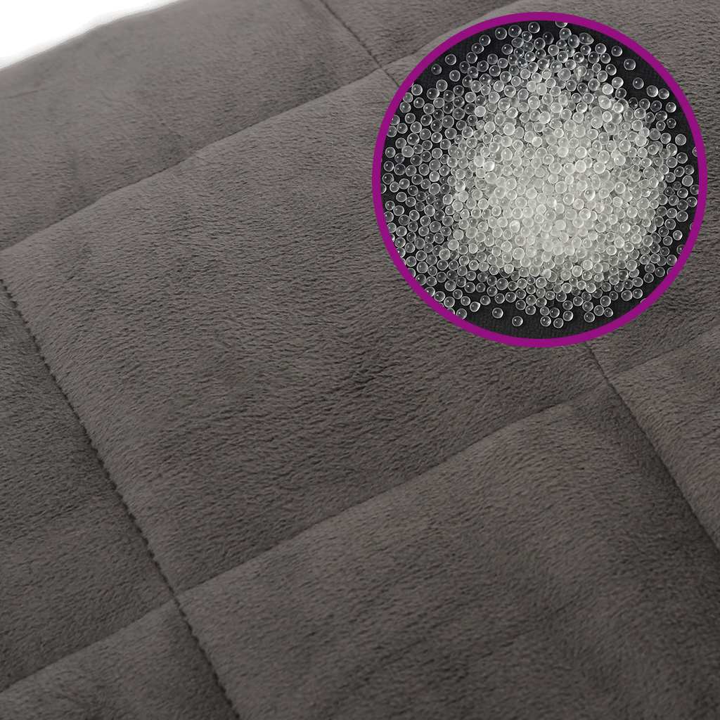 Weighted Blanket Grey 150x200 cm 7 kg Fabric