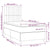 Box Spring Bed with Mattress Dark Grey 106x203 cm King Single Size Fabric