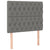 Box Spring Bed with Mattress Dark Grey 106x203 cm King Single Size Fabric