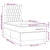 Box Spring Bed with Mattress Dark Grey 106x203 cm King Single Size Fabric