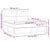 Box Spring Bed with Mattress Black 153x203 cm Queen Size Faux Leather