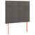 Box Spring Bed with Mattress Dark Grey 106x203 cm King Single Size Velvet