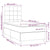 Box Spring Bed with Mattress Dark Grey 106x203 cm King Single Size Velvet