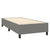 Box Spring Bed with Mattress Dark Grey 106x203 cm King Single Size Fabric