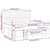 Box Spring Bed with Mattress Dark Grey 153x203 cm Queen Size Fabric