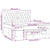 Box Spring Bed with Mattress Dark Grey 153x203 cm Queen Size Fabric
