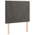 Box Spring Bed with Mattress Dark Grey 106x203 cm King Single Size Velvet