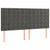 Box Spring Bed with Mattress Dark Grey 153x203 cm Queen Size Velvet