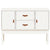 Sideboard White 110x40x78 cm Solid Wood Pine