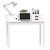 Desk White 110x50x93 cm Solid Wood Pine