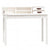 Desk White 110x50x93 cm Solid Wood Pine