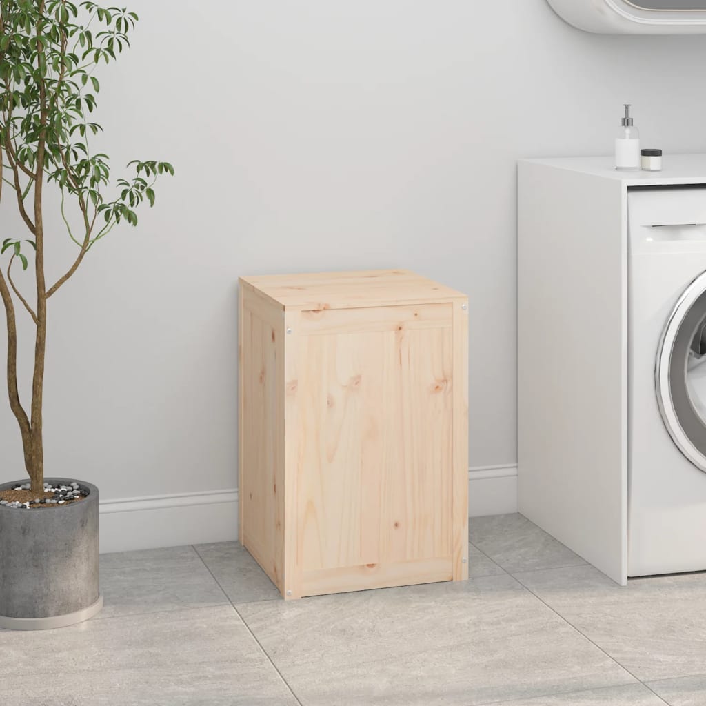 Laundry Box 44x44x66 cm Solid Wood Pine