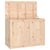 Laundry Box 88.5x44x66 cm Solid Wood Pine