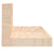 Wall Shelves 2 pcs 50x11x9 cm Solid Wood Pine