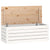 Storage Box White 89x36.5x33 cm Solid Wood Pine