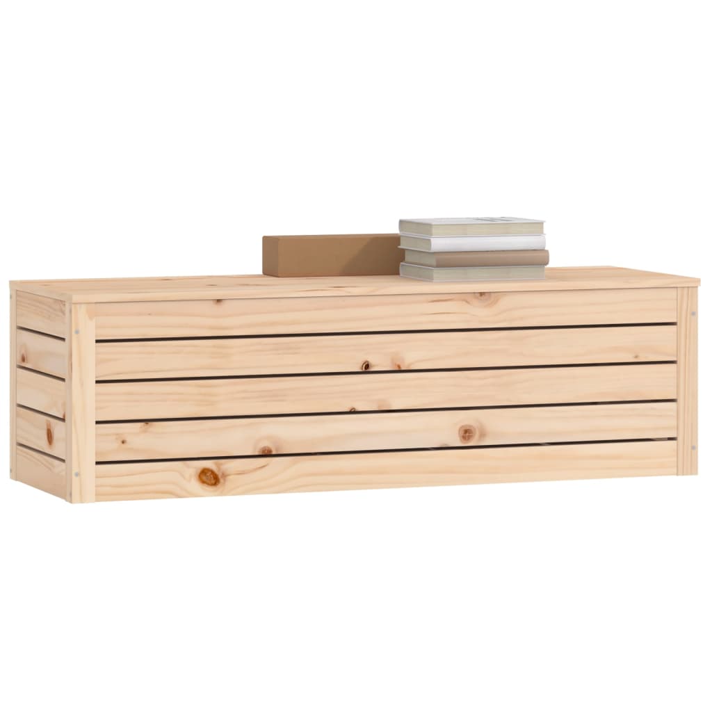 Storage Box 109x36.5x33 cm Solid Wood Pine