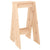 Stools 2 pcs 40x40x75 cm Solid Wood Pine