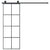 Sliding Door with Hardware Set 76x205 cm ESG Glass&Aluminium