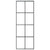 Sliding Door with Hardware Set 76x205 cm ESG Glass&Aluminium