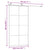 Sliding Door with Hardware Set 102.5x205 cm ESG Glass&Aluminium