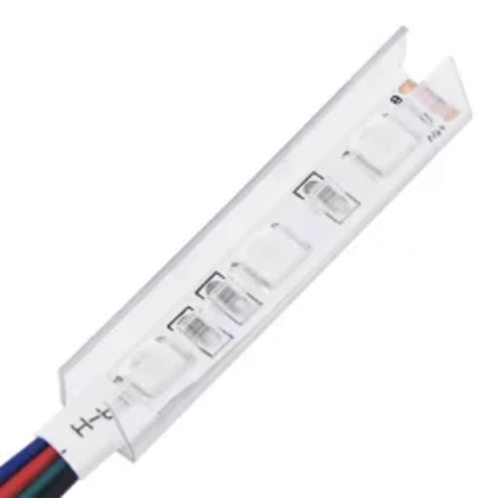 TV Cabinet with LED Lights White 260x36.5x40 cm