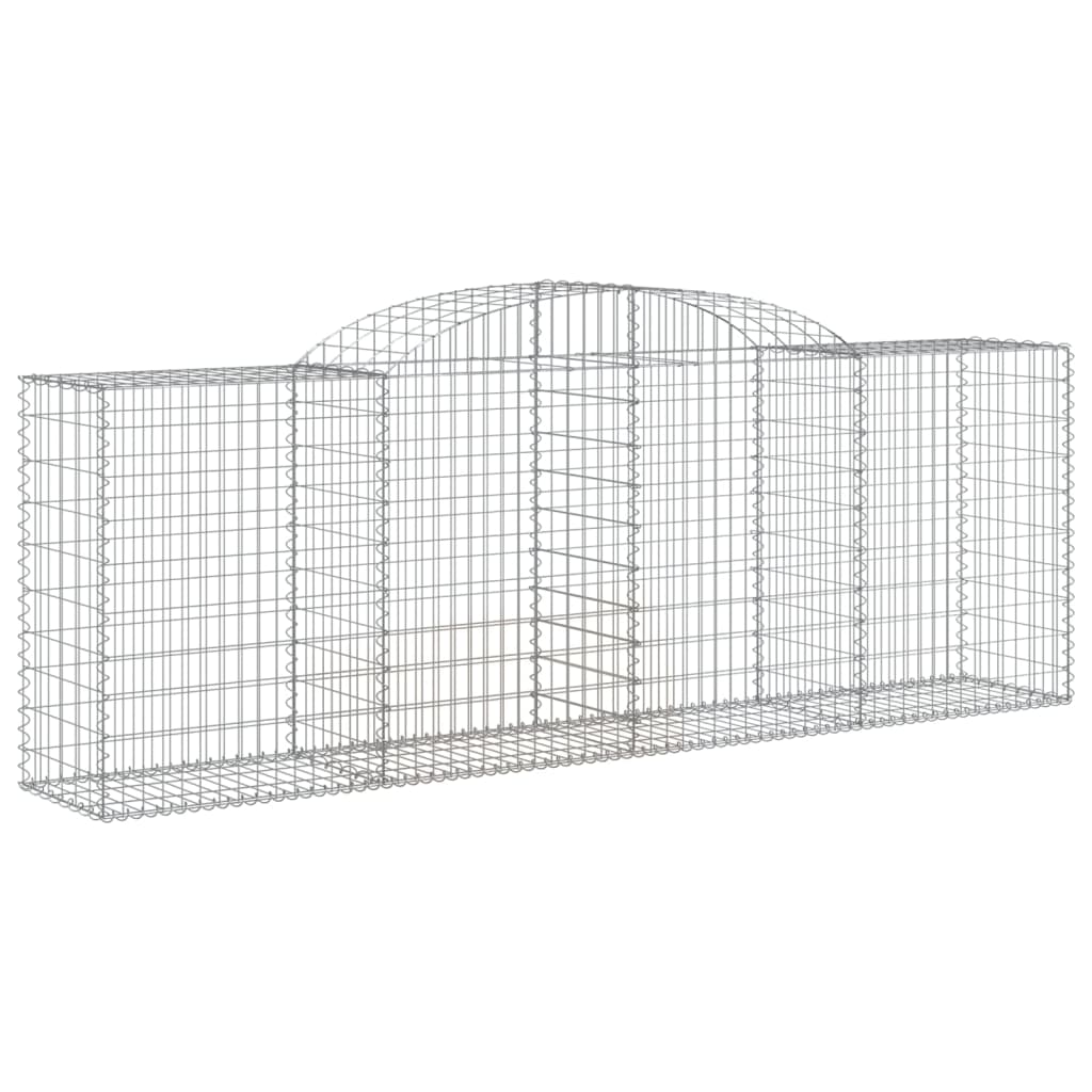 Arched Gabion Basket 300x50x100/120 cm Galvanised Iron