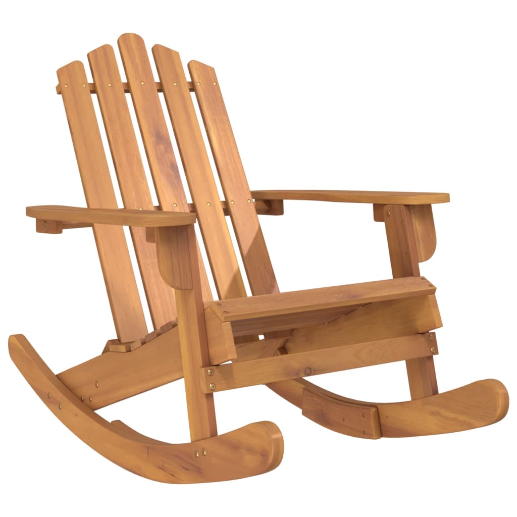 3 Piece Adirondack Garden Lounge Set Solid Wood Acacia