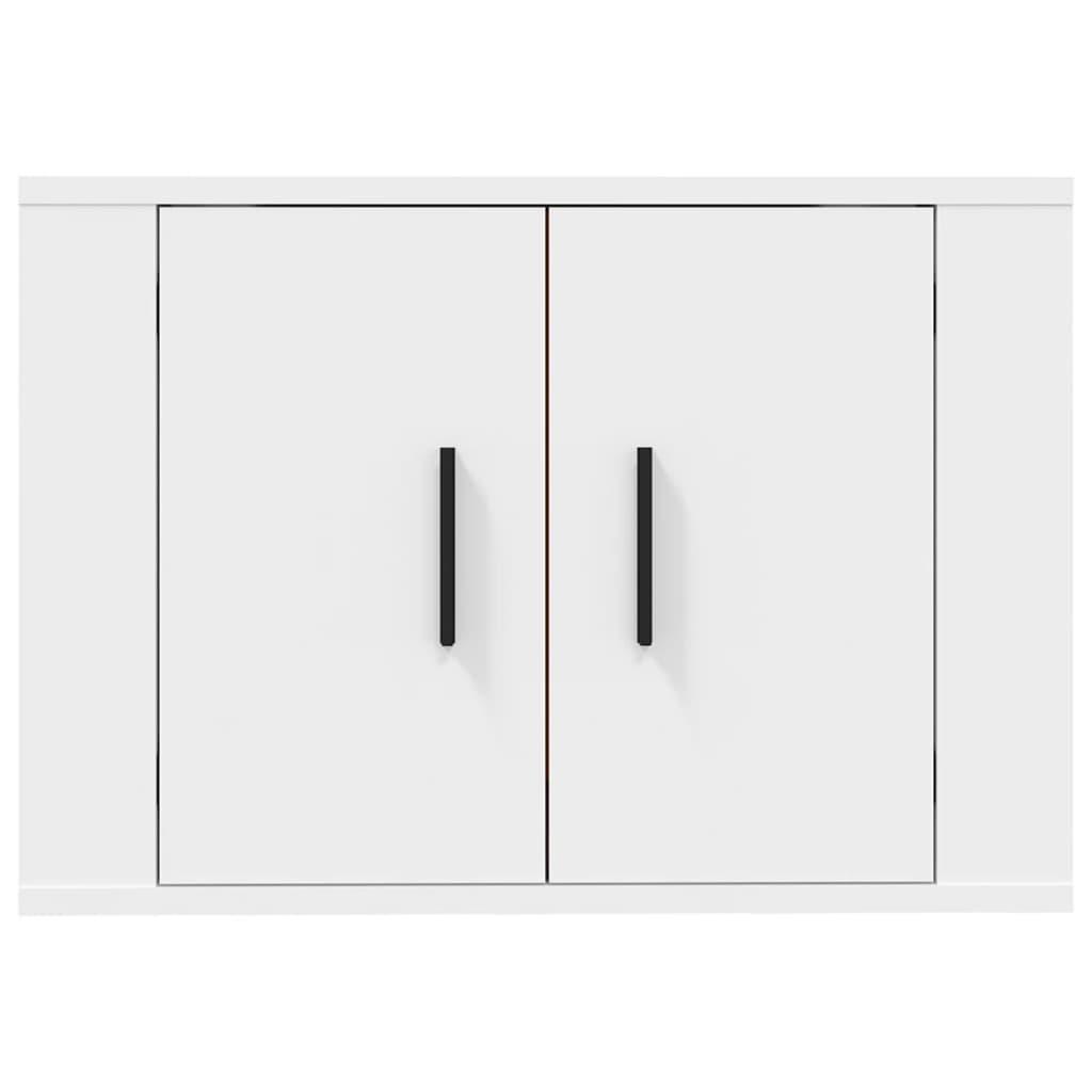 Wall Mounted TV Cabinet White 57x34.5x40 cm