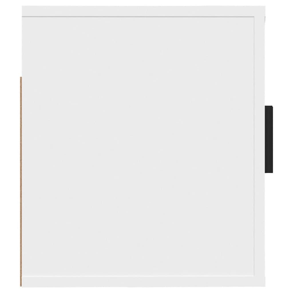 Wall Mounted TV Cabinet White 57x34.5x40 cm