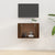 Wall Mounted TV Cabinet Brown Oak 57x34.5x40 cm