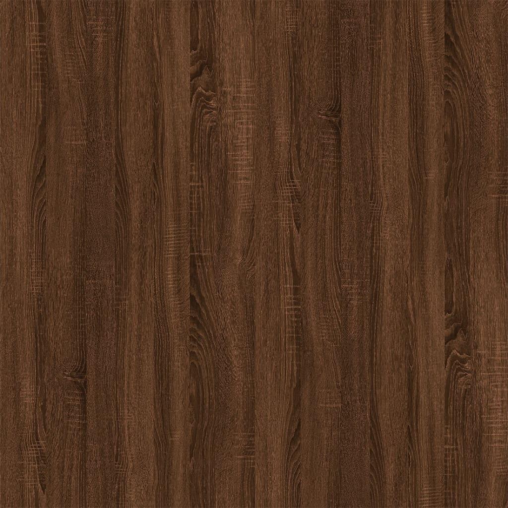 Wall Mounted TV Cabinet Brown Oak 57x34.5x40 cm
