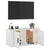 Wall Mounted TV Cabinet High Gloss White 80x34.5x40 cm