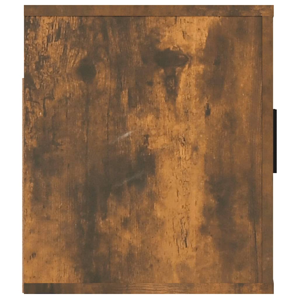 Wall Mounted TV Cabinet Smoked Oak 100x34.5x40 cm