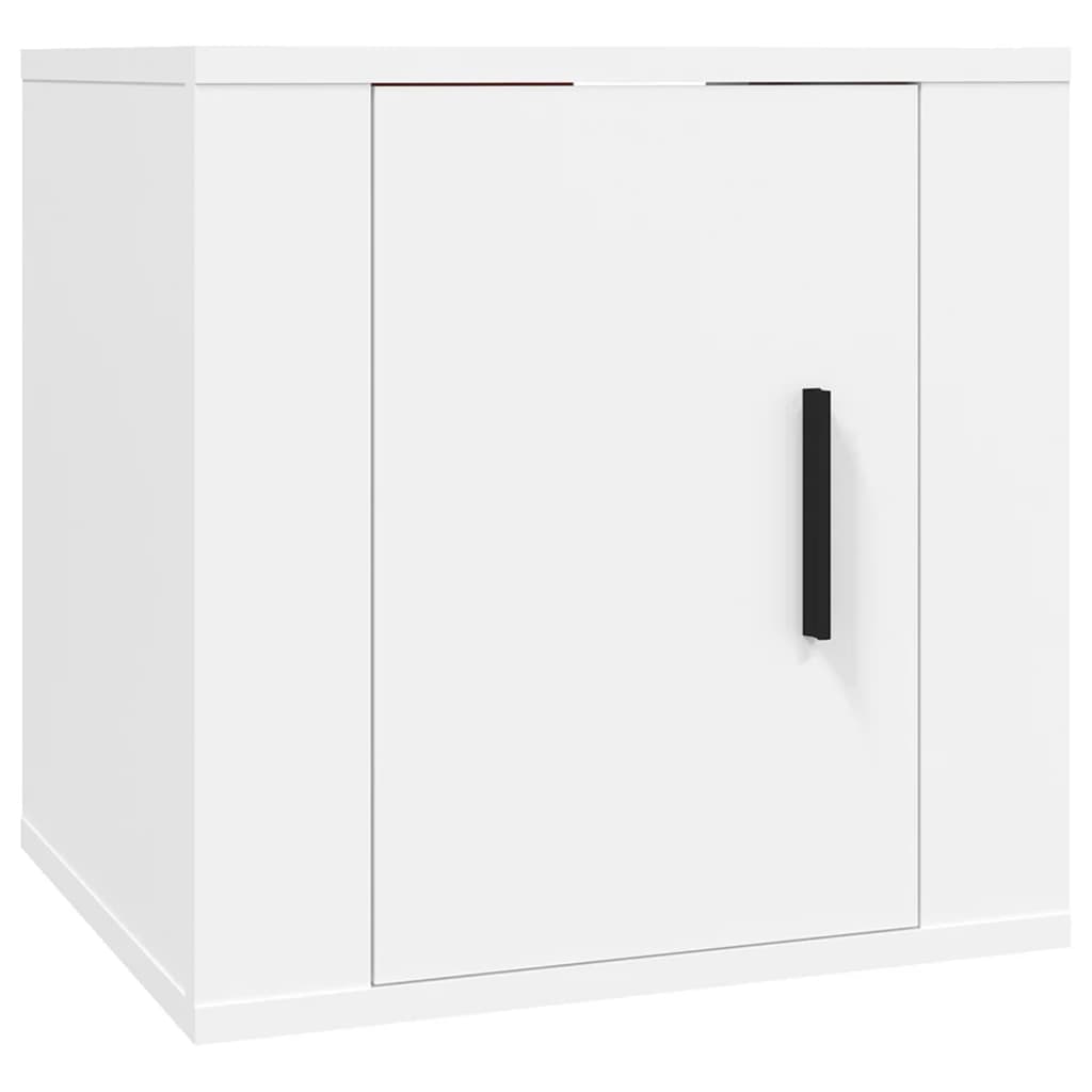 Wall Mounted TV Cabinet White 40x34.5x40 cm