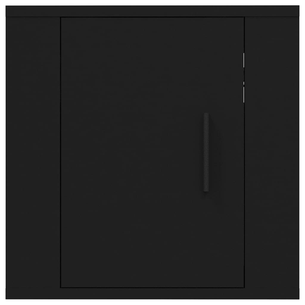 Wall Mounted TV Cabinet Black 40x34.5x40 cm