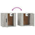 Wall Mounted TV Cabinets 2 pcs Concrete Grey 40x34.5x40 cm