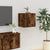 Wall Mounted TV Cabinet Smoked Oak 40x34.5x40 cm