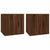 Wall Mounted TV Cabinets 2 pcs Brown Oak 40x34.5x40 cm