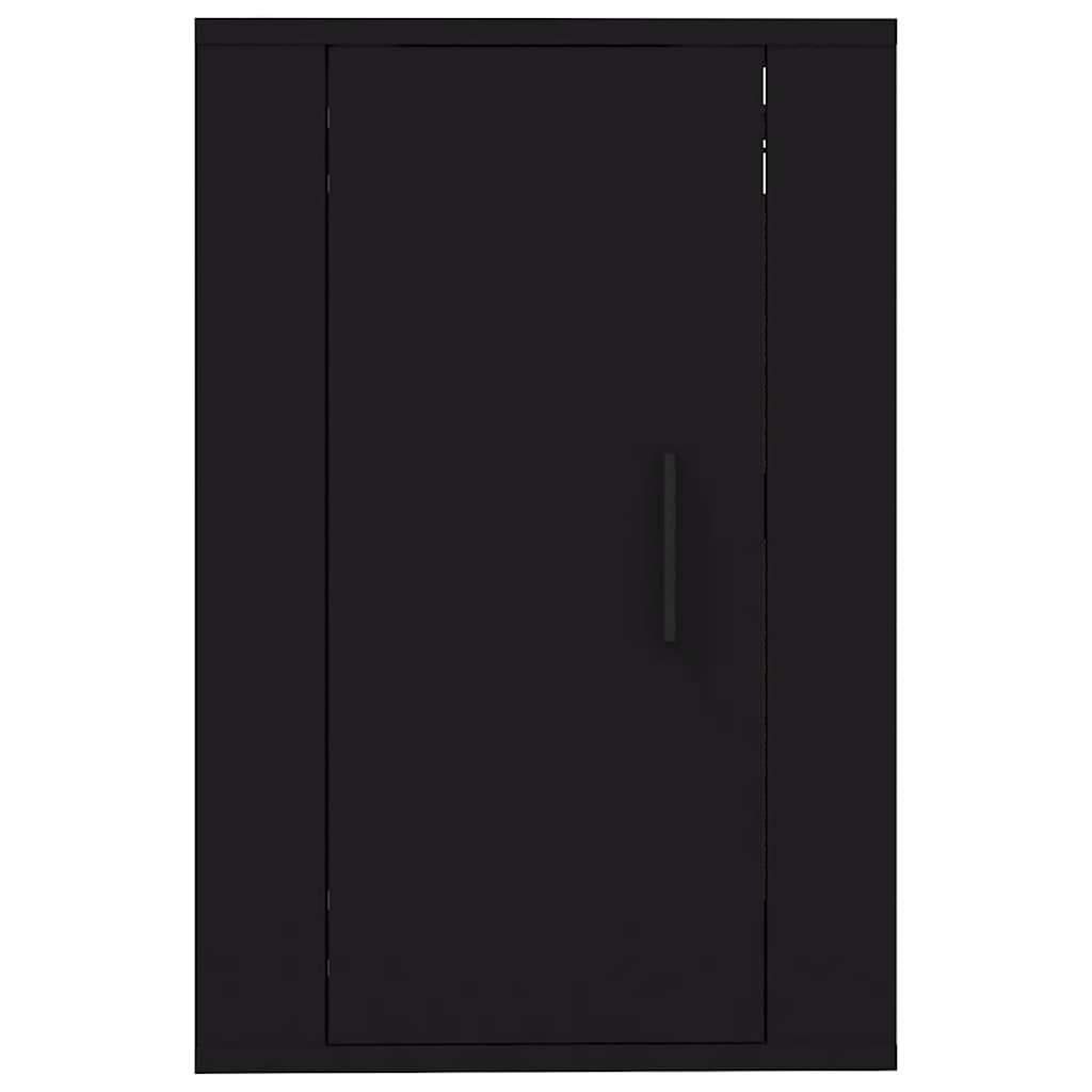 Wall Mounted TV Cabinets 2 pcs Black 40x34.5x60 cm