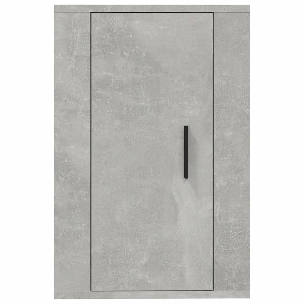 Wall Mounted TV Cabinets 2 pcs Concrete Grey 40x34.5x60 cm