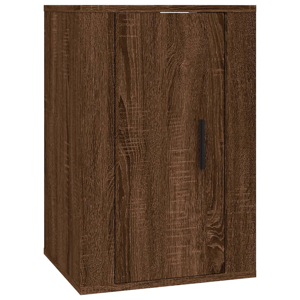 Wall Mounted TV Cabinets 2 pcs Brown Oak 40x34.5x60 cm