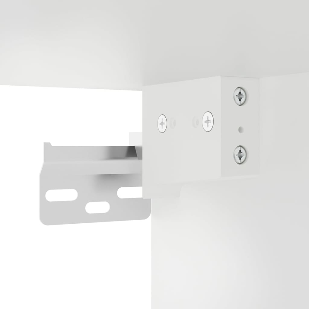 Wall Mounted TV Cabinet White 40x34.5x80 cm