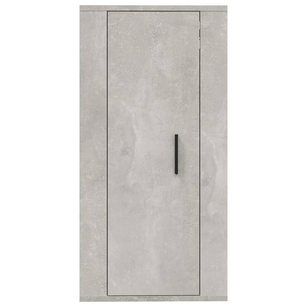 Wall Mounted TV Cabinet Concrete Grey 40x34.5x80 cm