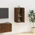 Wall Mounted TV Cabinet Brown Oak 40x34.5x80 cm