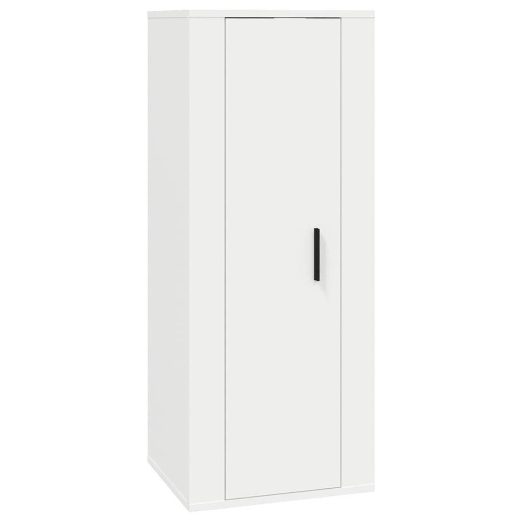 Wall Mounted TV Cabinet White 40x34.5x100 cm